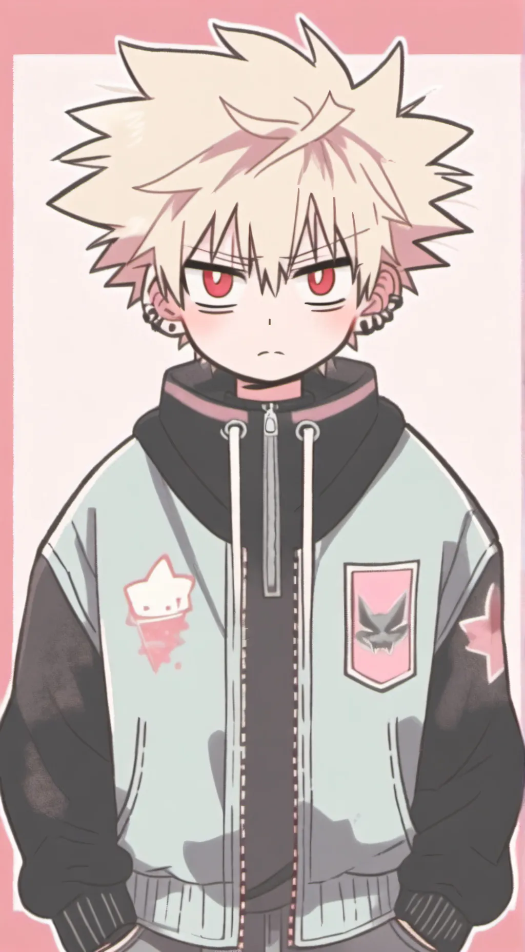 ai character: Bakugo as you bf✨ background