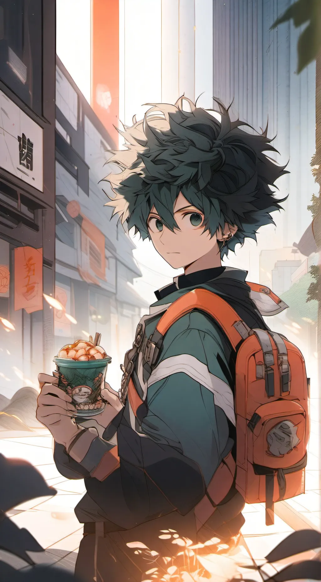 ai character: bakugo death background