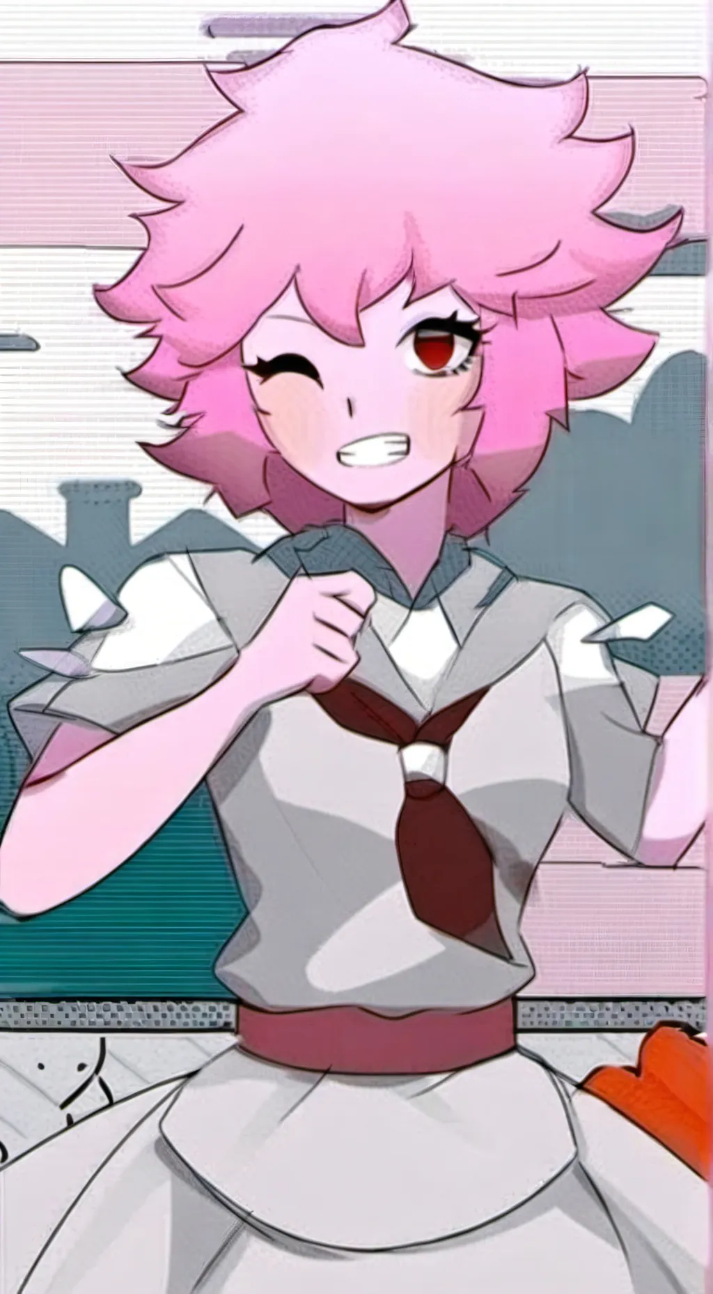 ai character: Mina💓 background