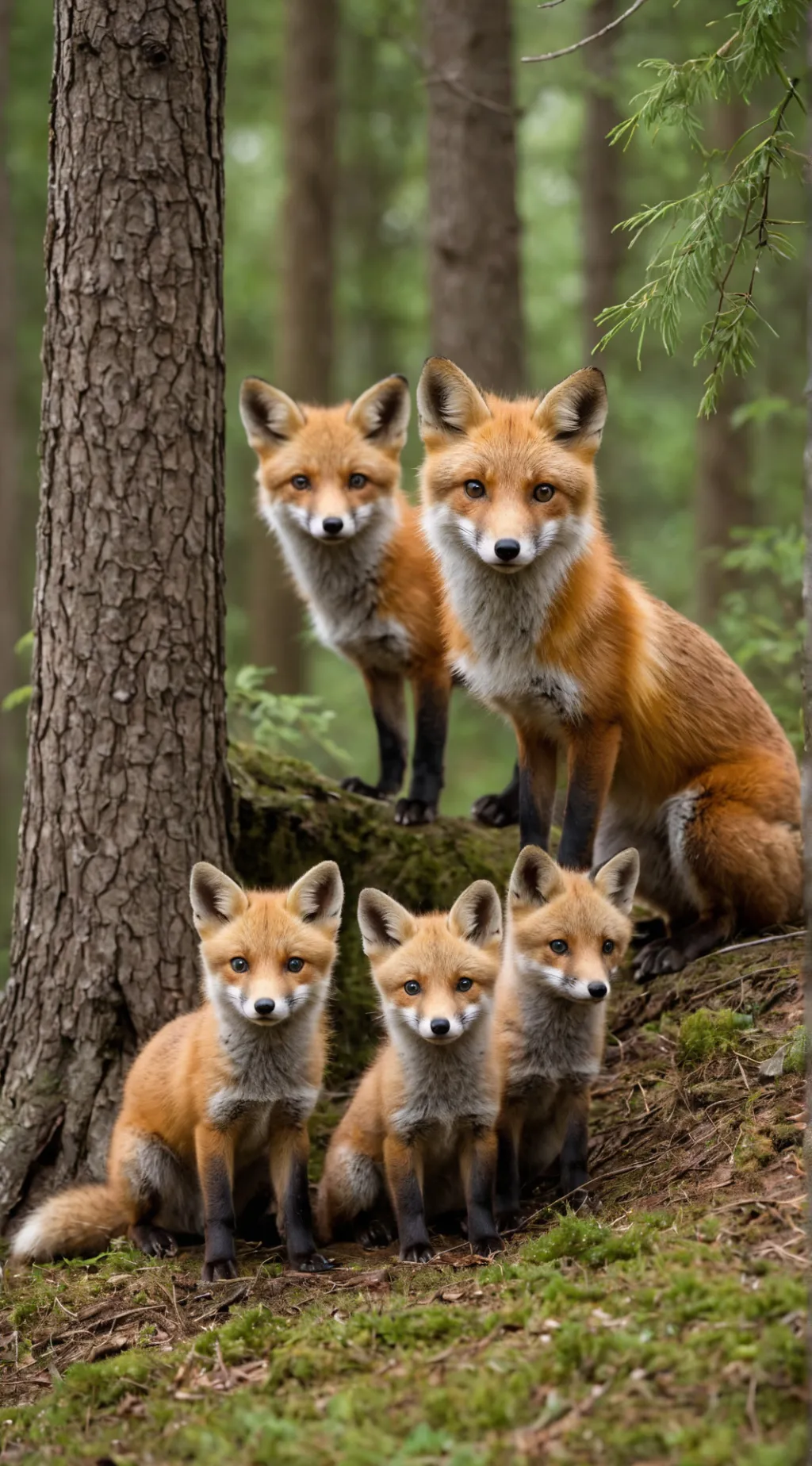 ai character: fox family background