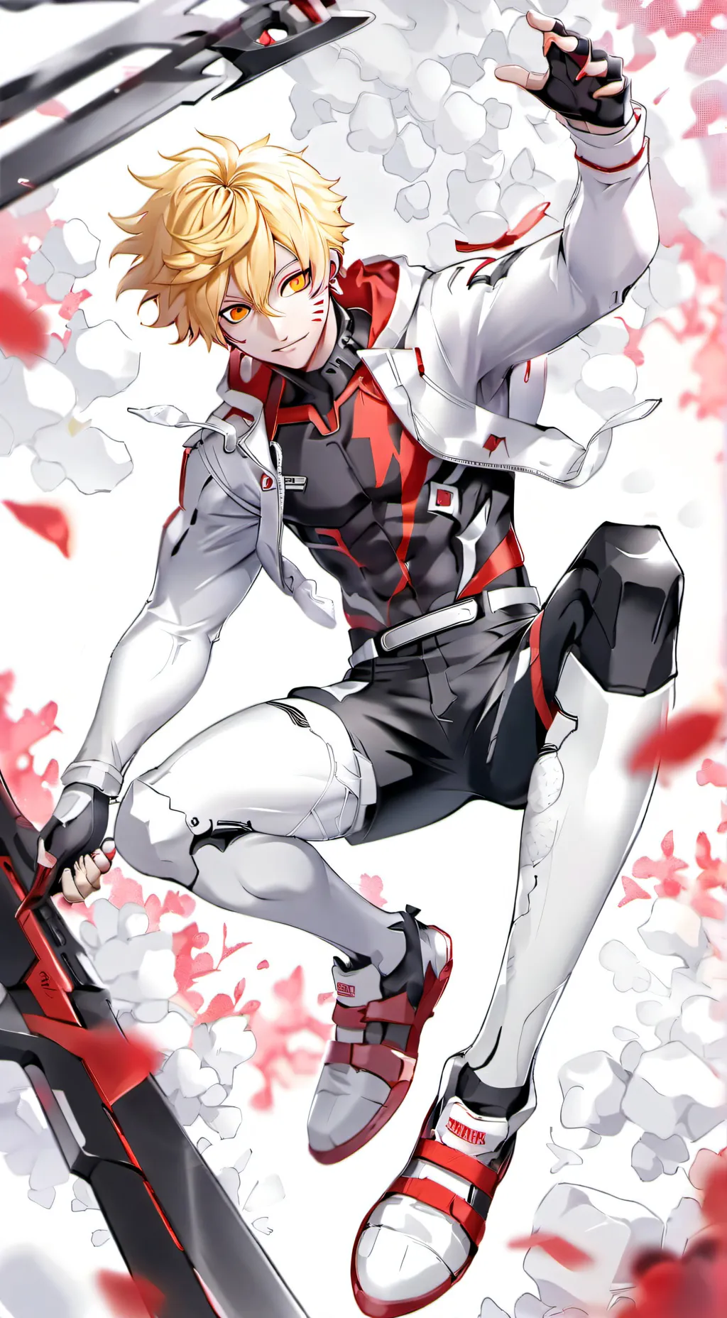 ai character: bakugo  background