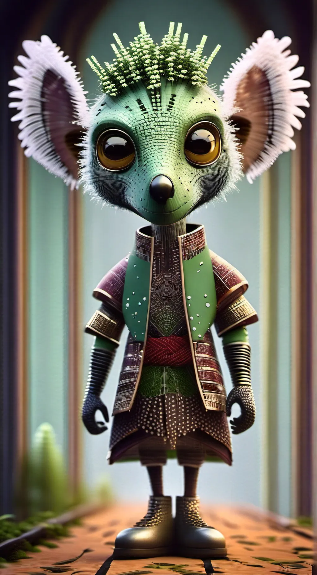 ai character: michicactus IA background