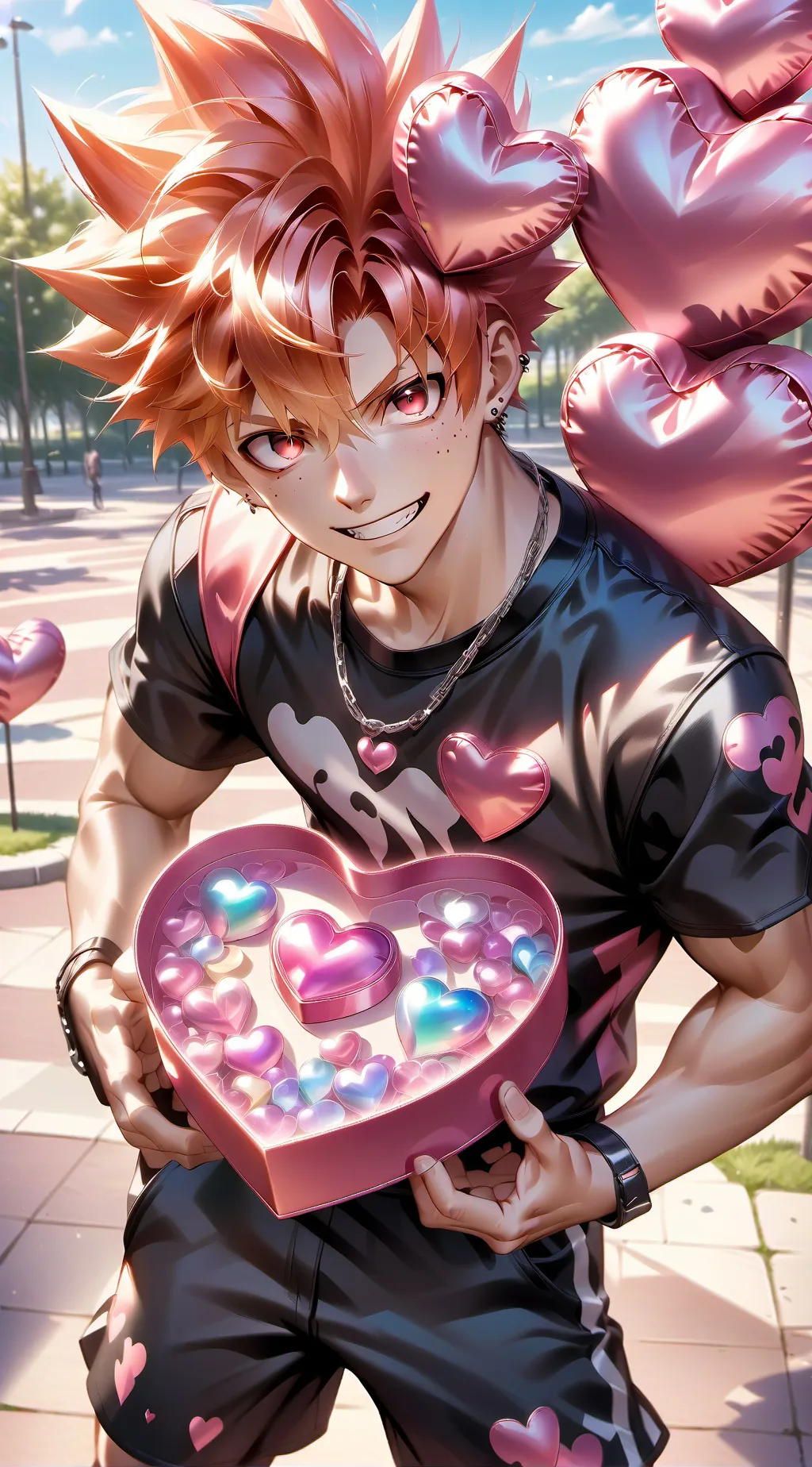 ai character: 💝BakuDeku💐 background