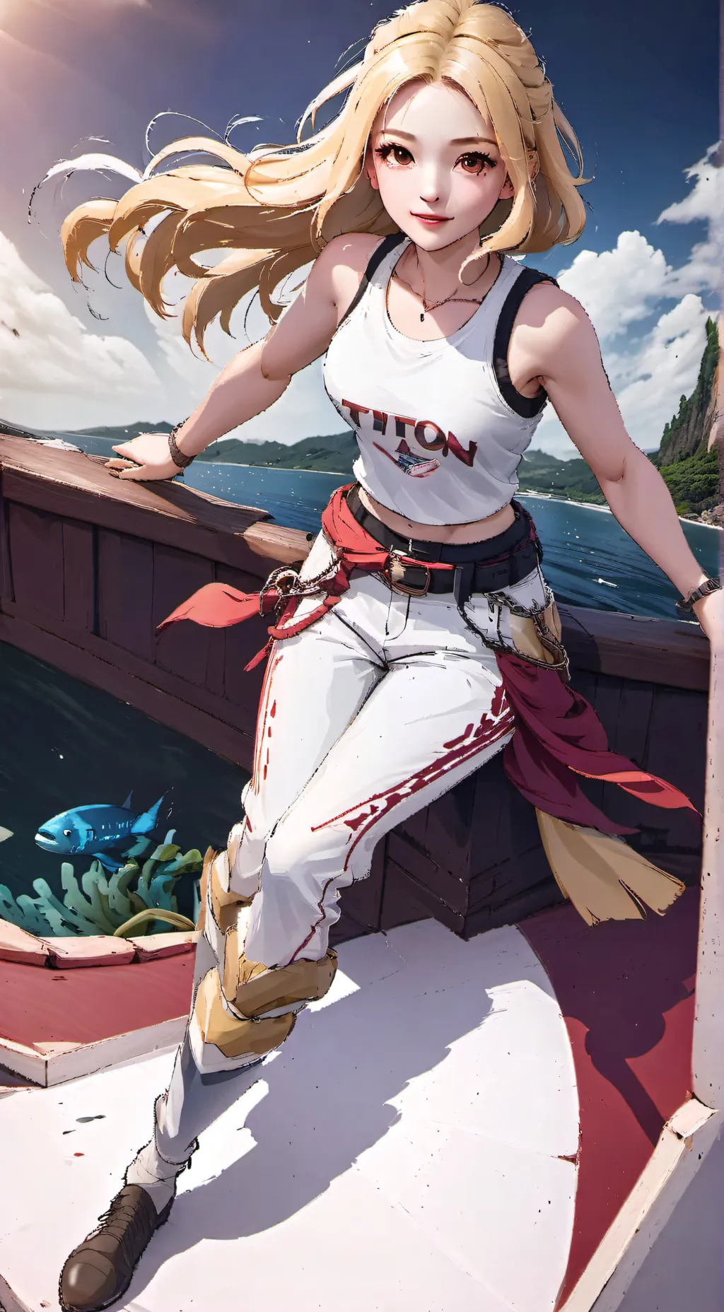 ai character: Ariana background
