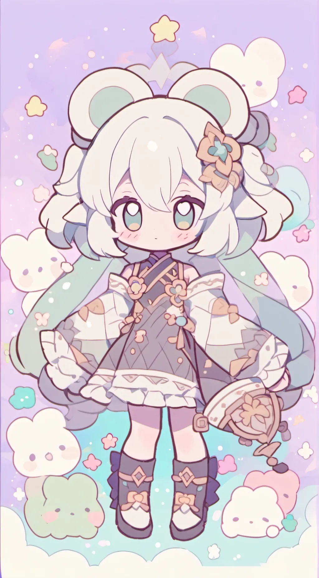 ai character: ShellVision!  background