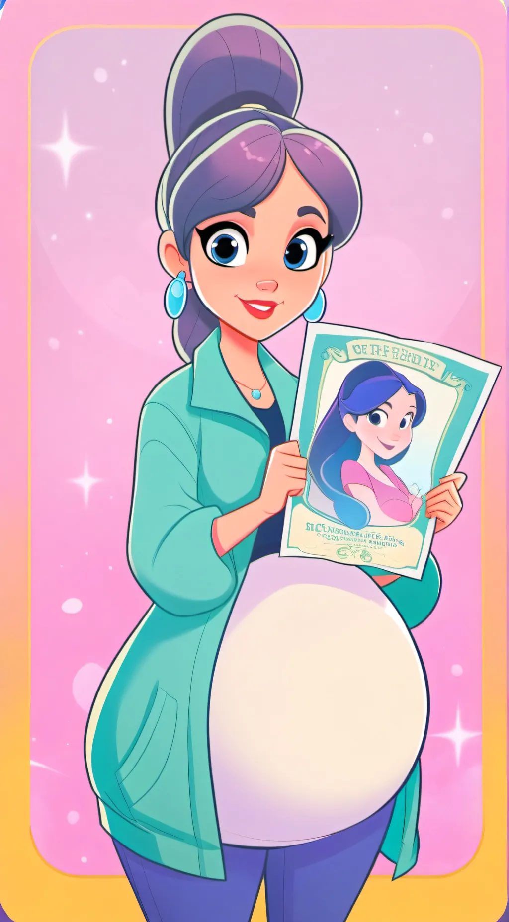 ai character: ella background