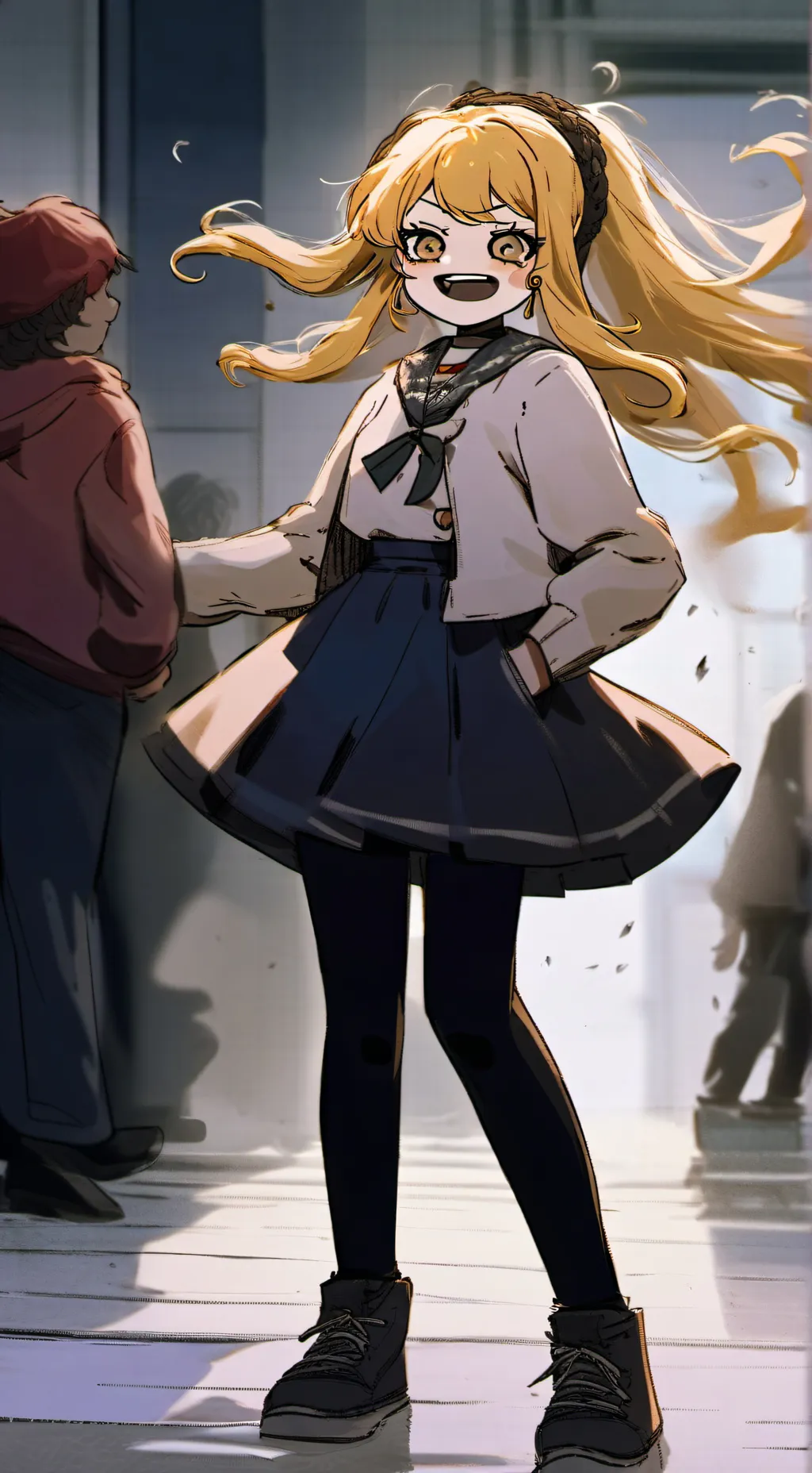 ai character: Aurora background