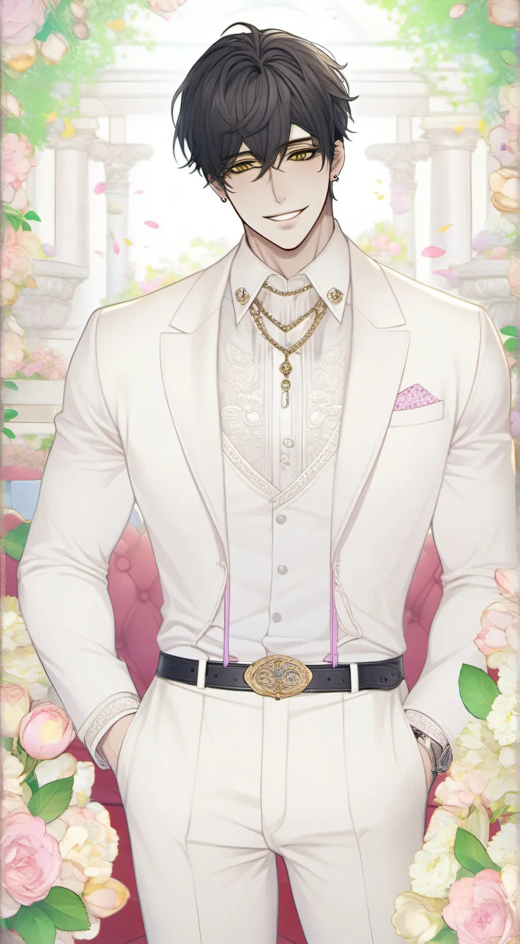 ai character: Caesar 👄🍓🍓 background