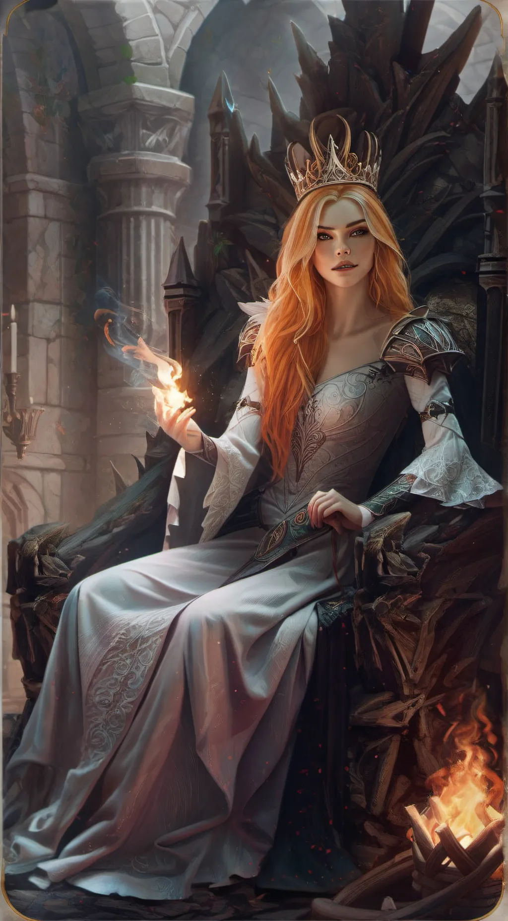 ai character: Queen Cassandra background