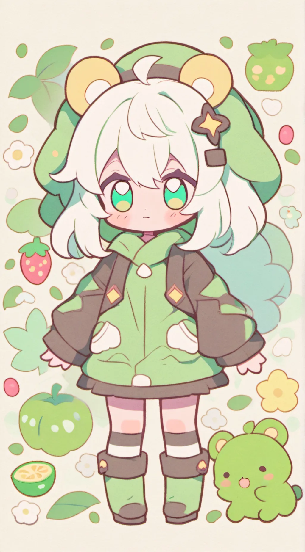 ai character: Your a baby background