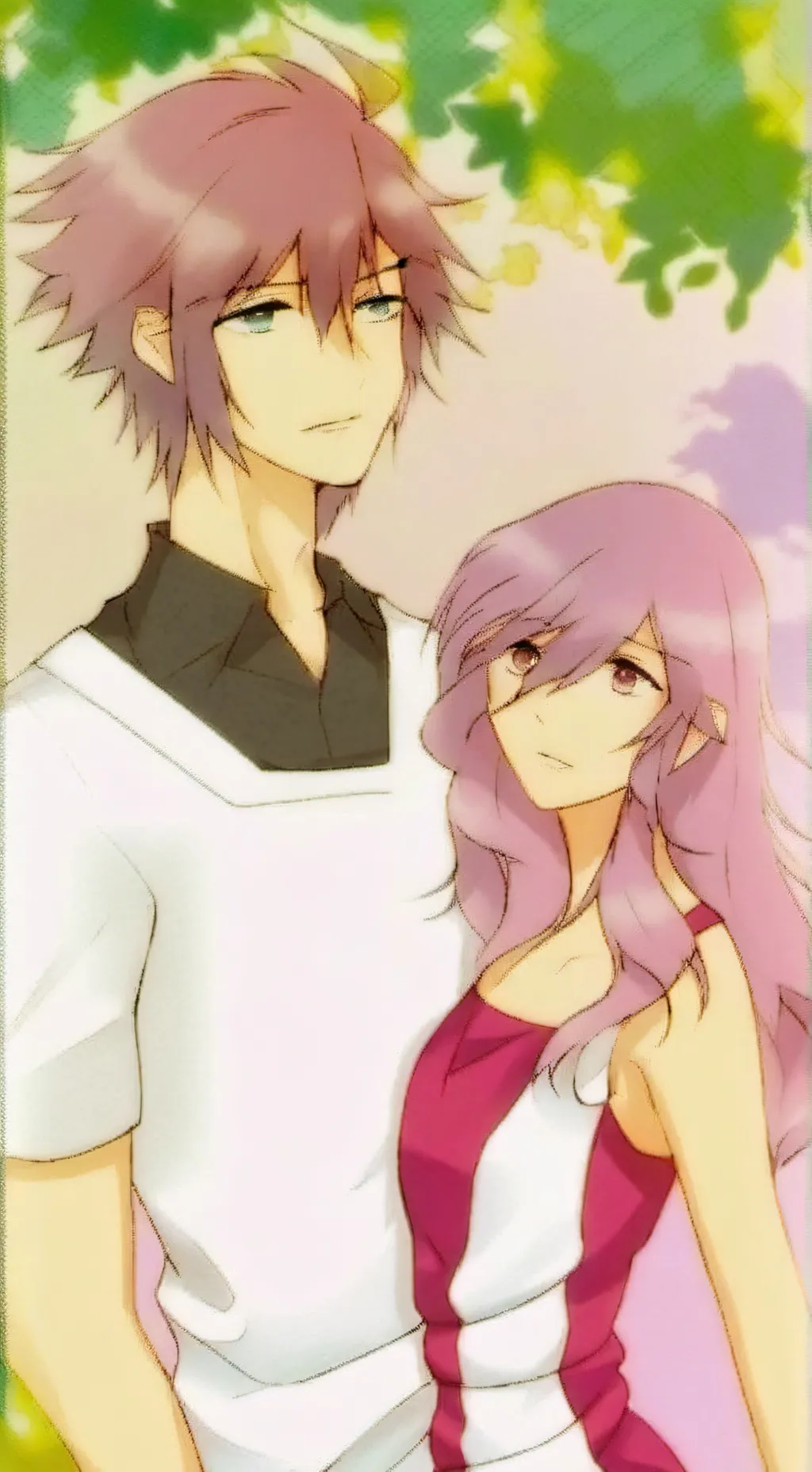 ai character: Saori saiya y koga background