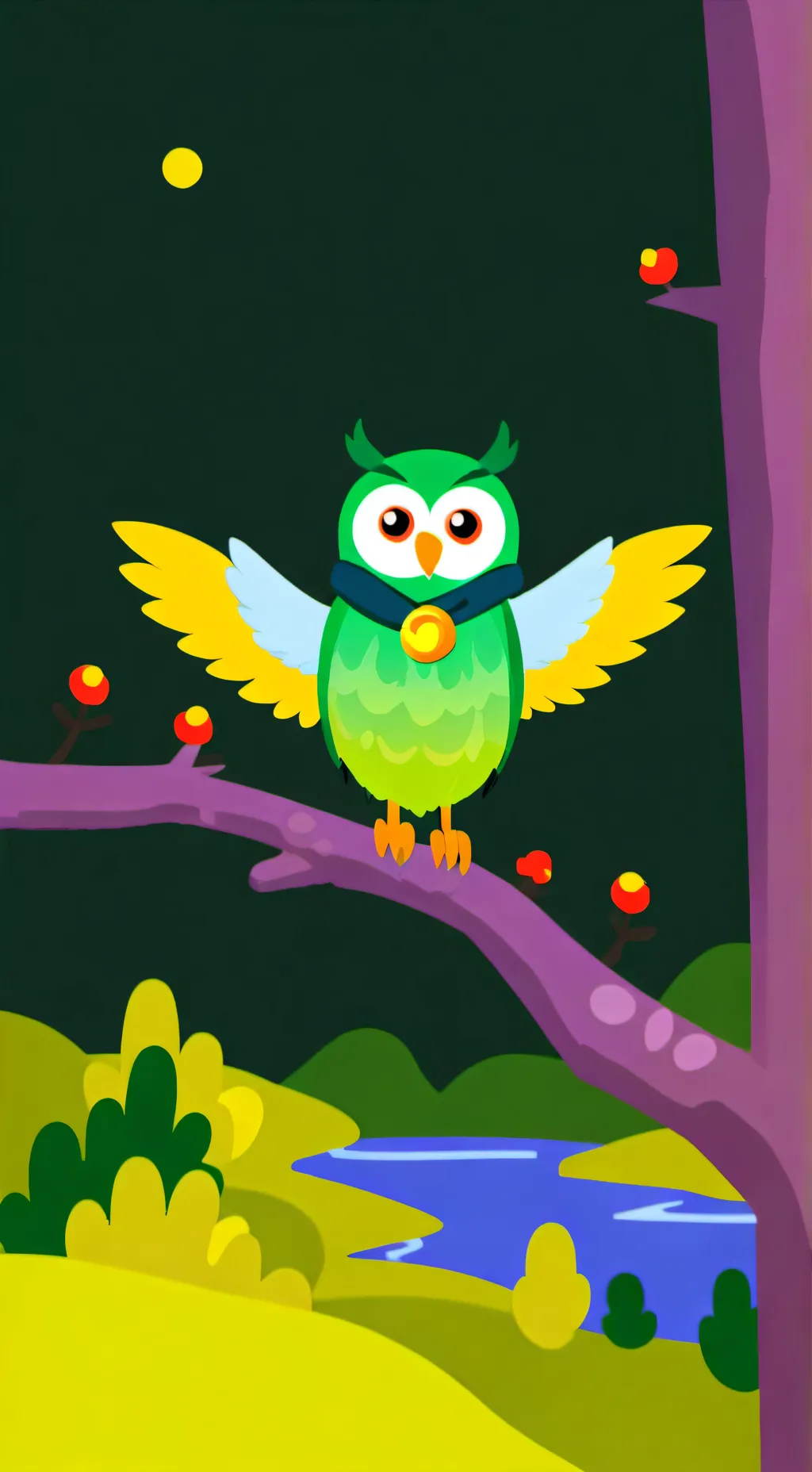ai character: duolingo background