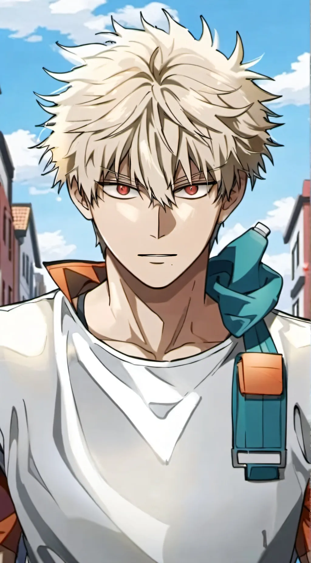 ai character: Katsuki Bakugo.♡ background