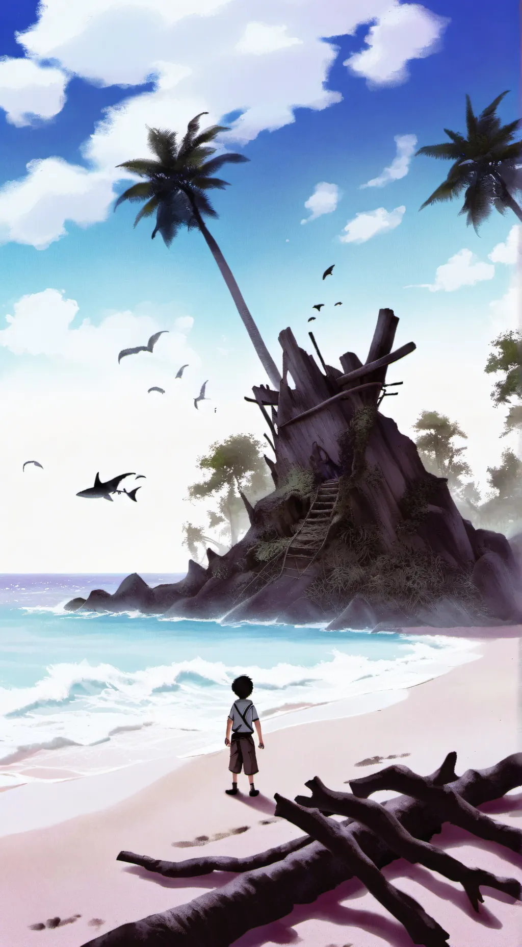 ai character: Travis  background