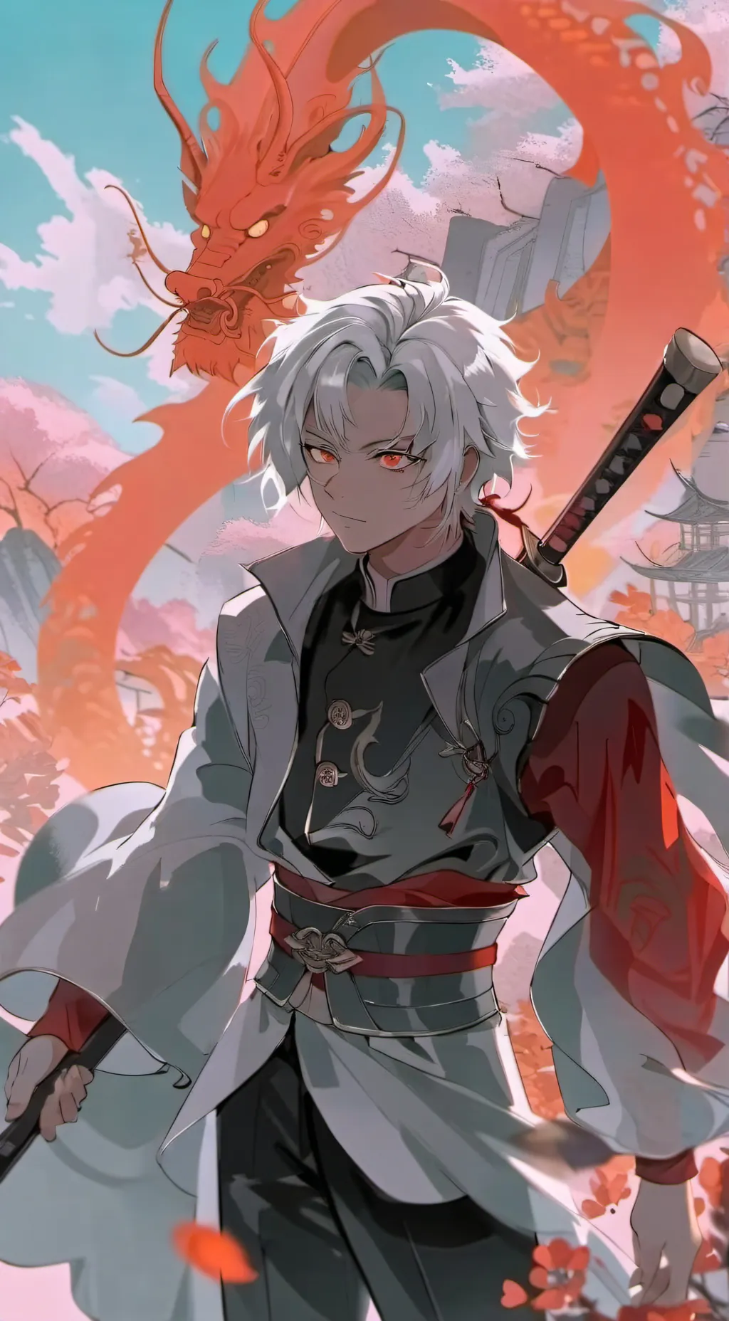 ai character: sanemi♥️ background