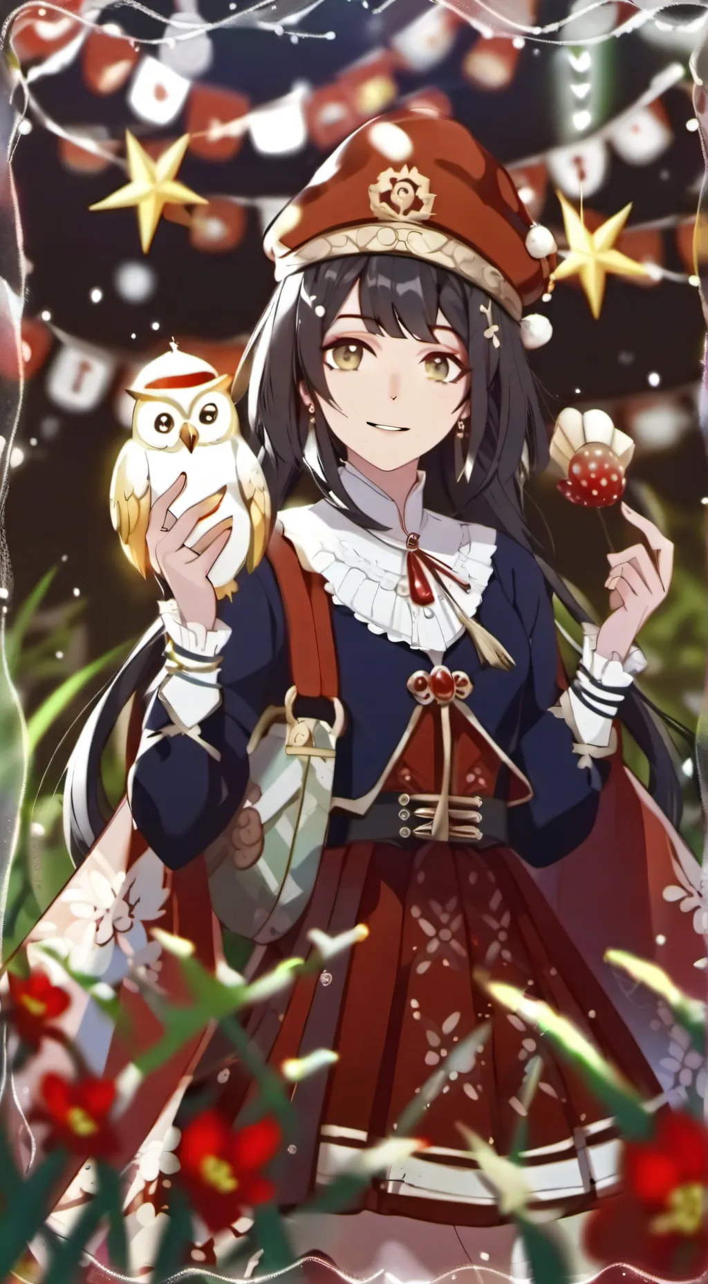ai character: peppermint background