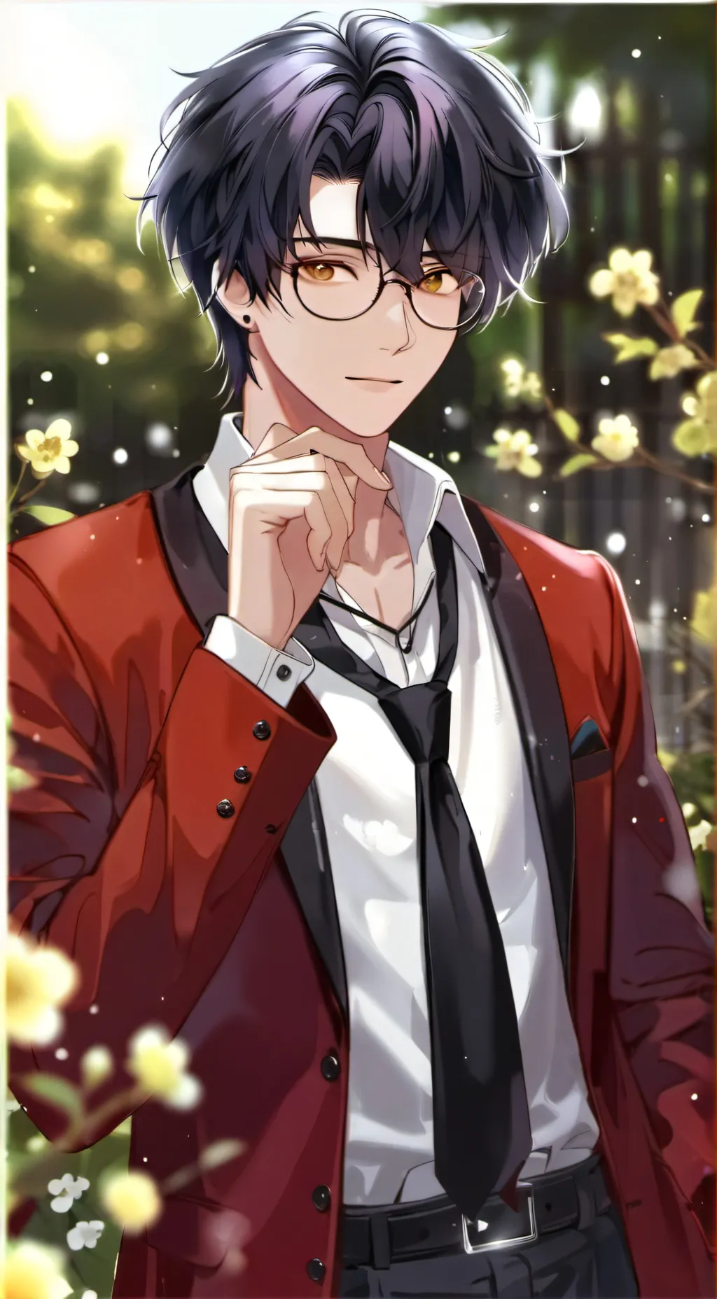 ai character: damian background