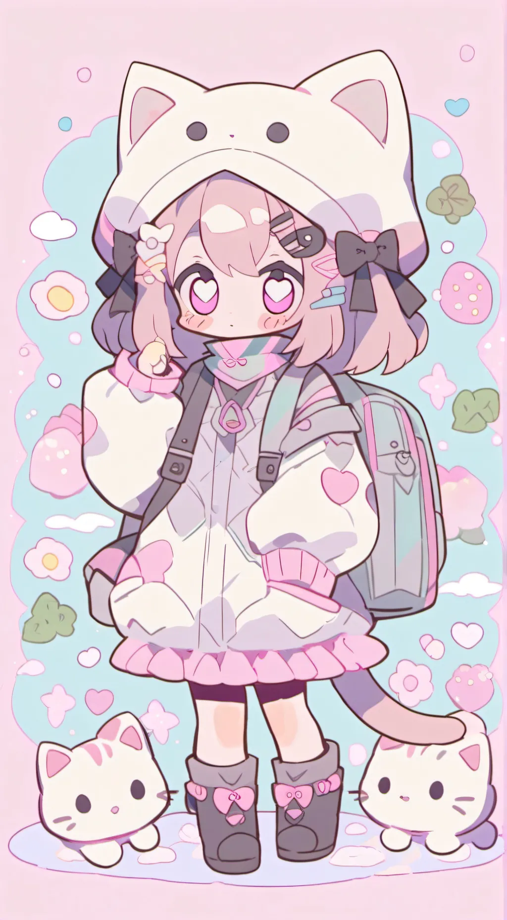 ai character: ew mha uwu cat 🤮🤮🤮 background