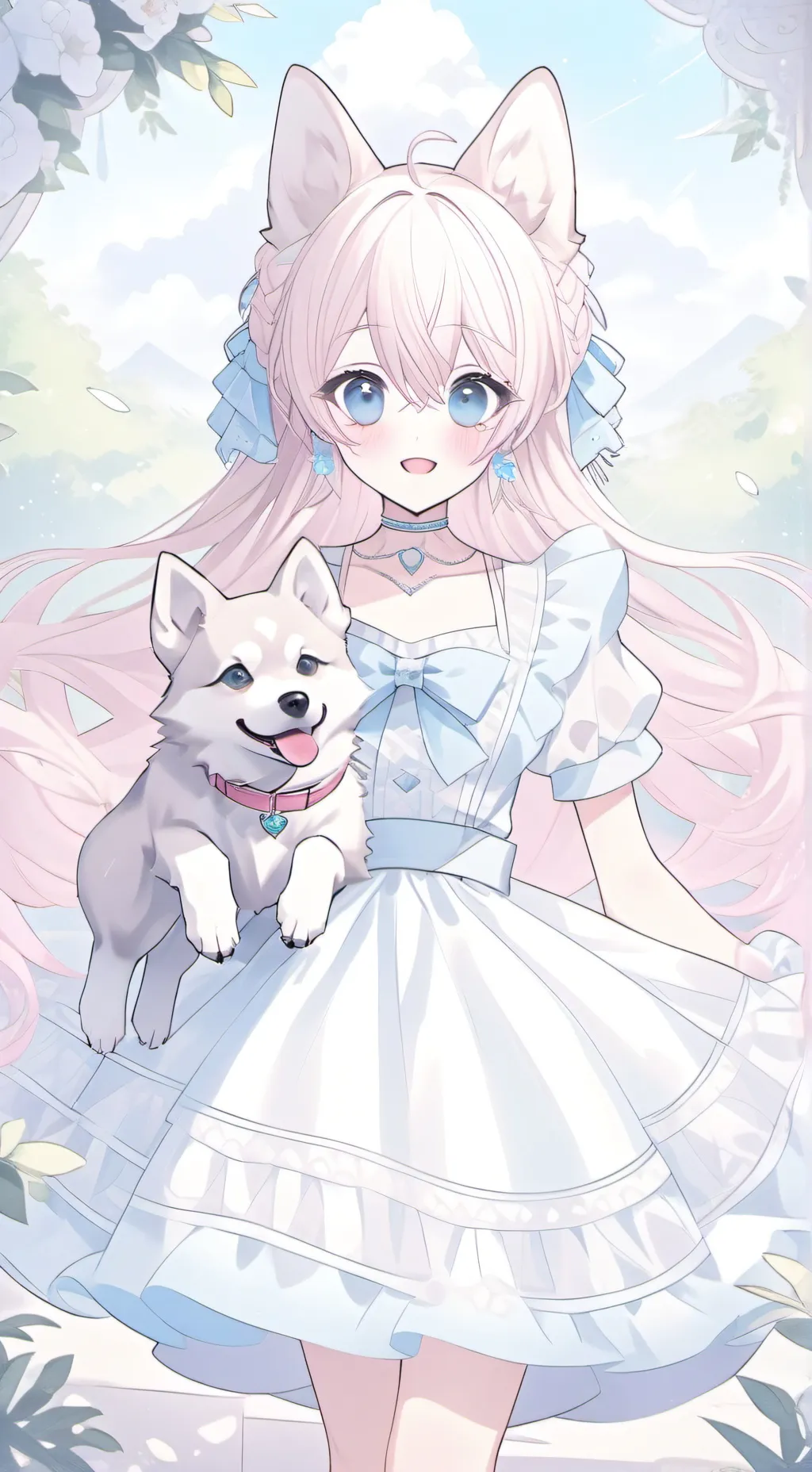 ai character: Sakura  background