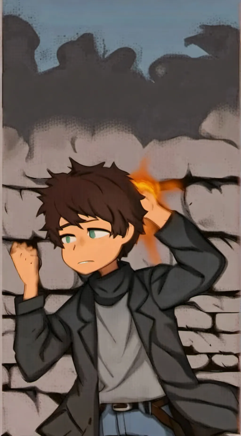 ai character: Evan a.  background