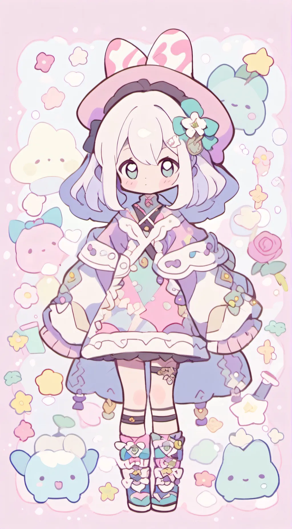 ai character: Wolly Moon background