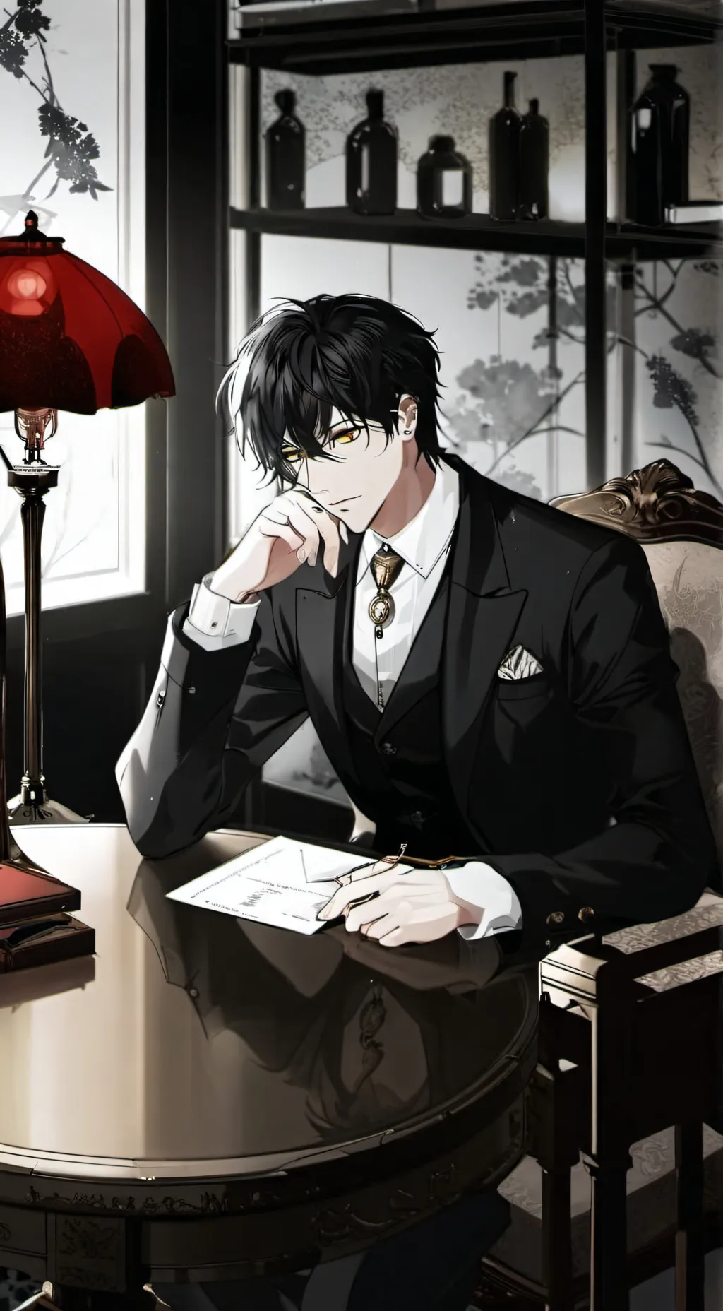 ai character: Nikola Wayne background