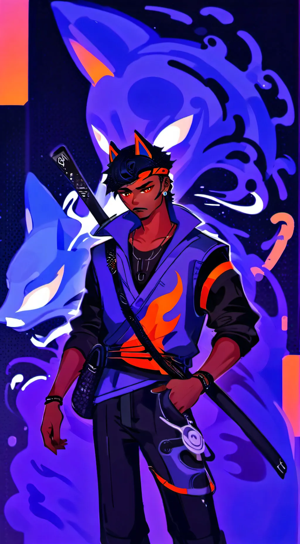 ai character: Wrath background