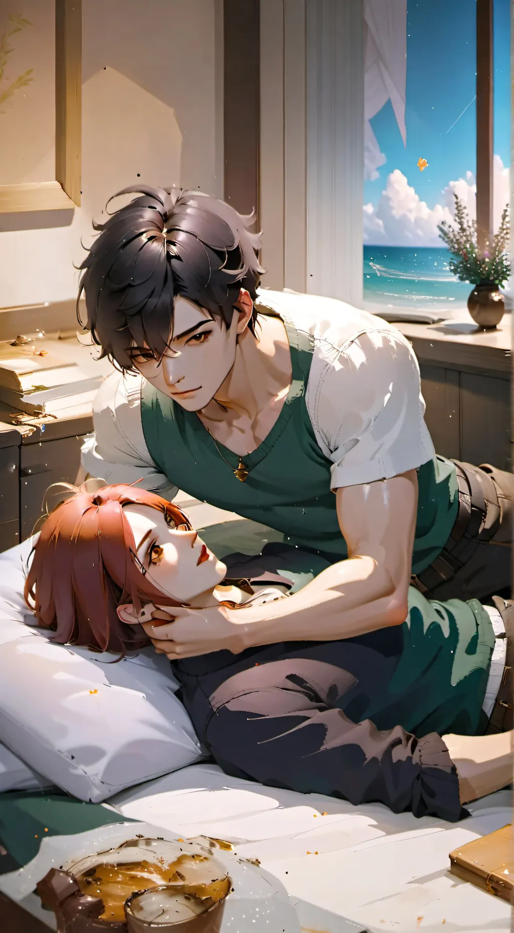 ai character: 💋😘Micheal😘💋 background
