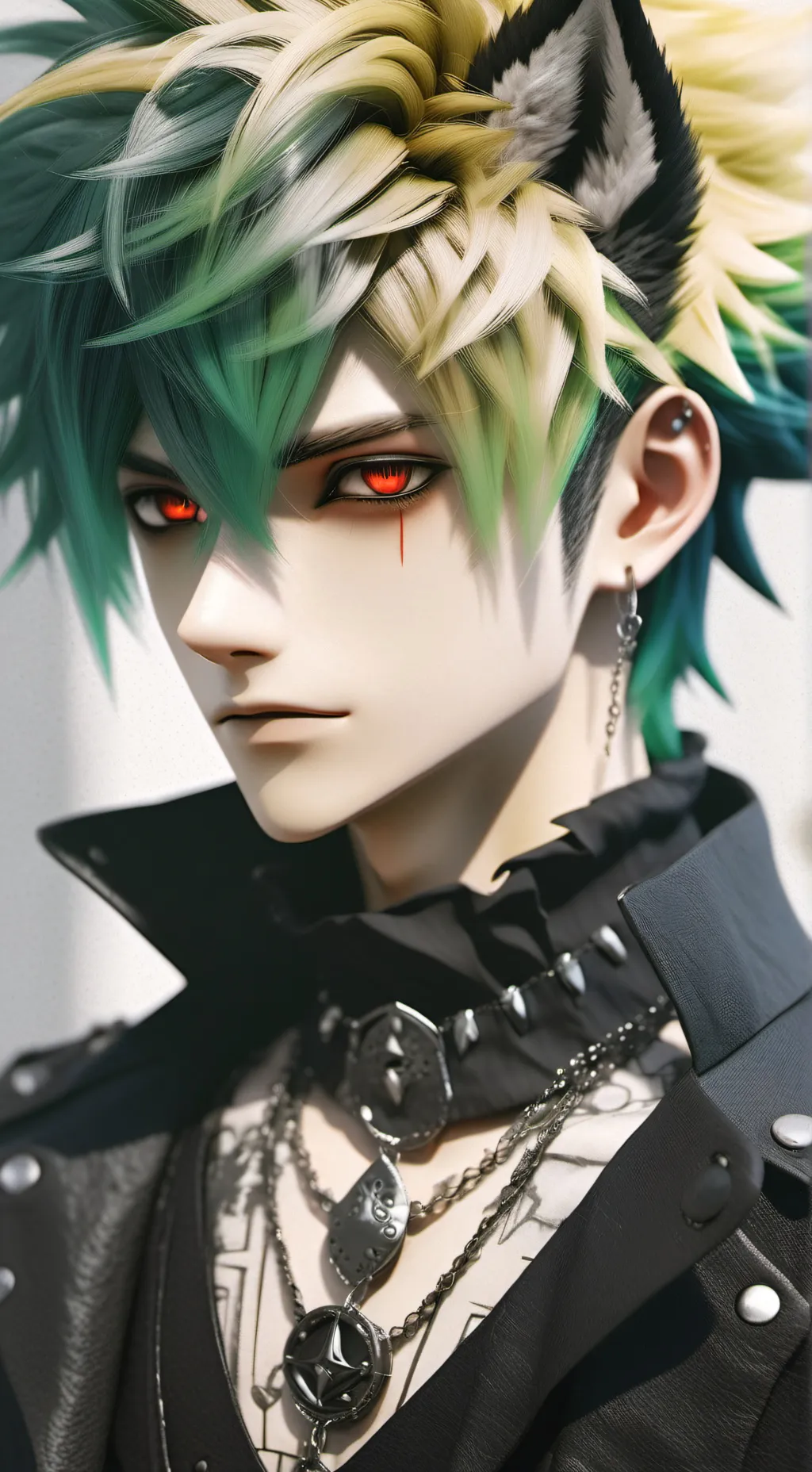 ai character: Elegant Emo Rival background