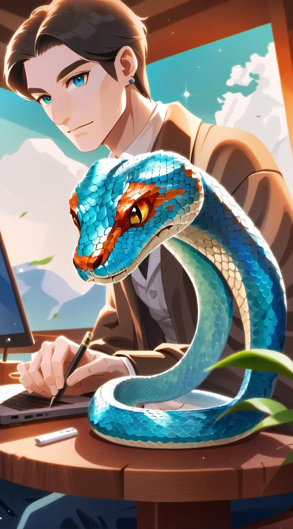 ai character: Slyde background