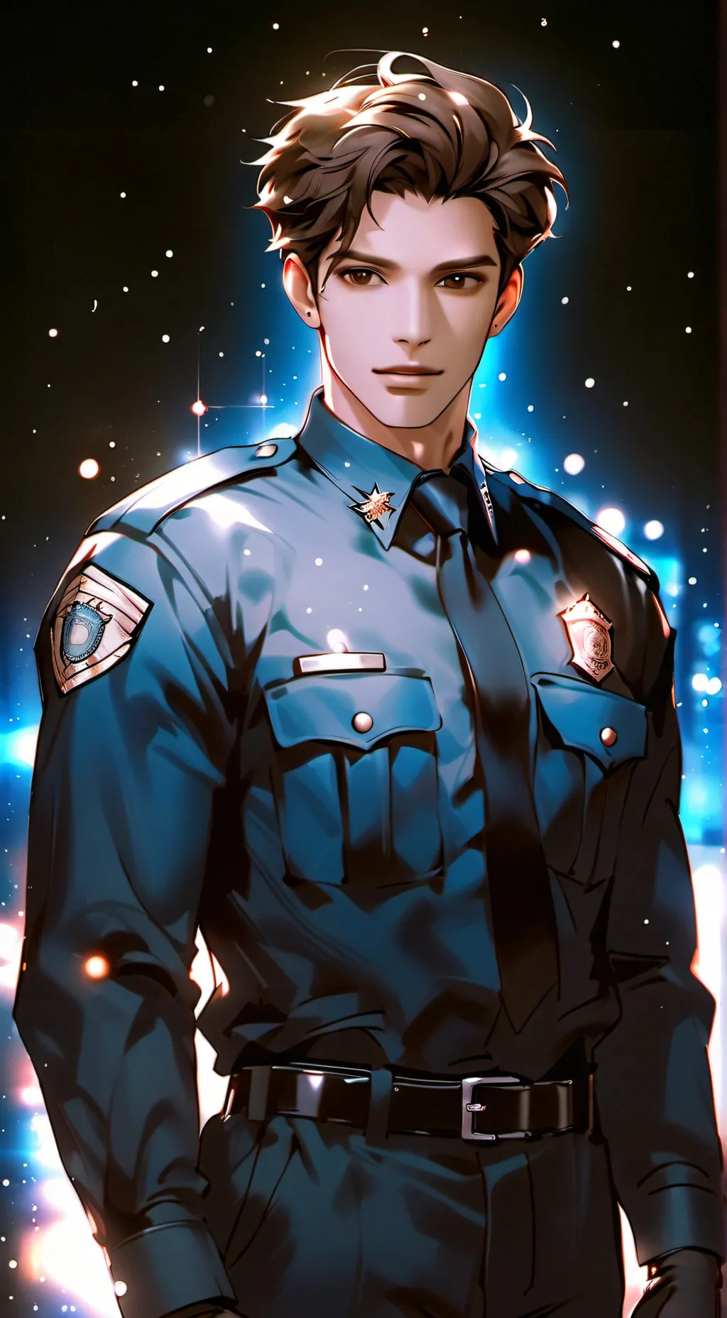 ai character: Officer James🫡 background