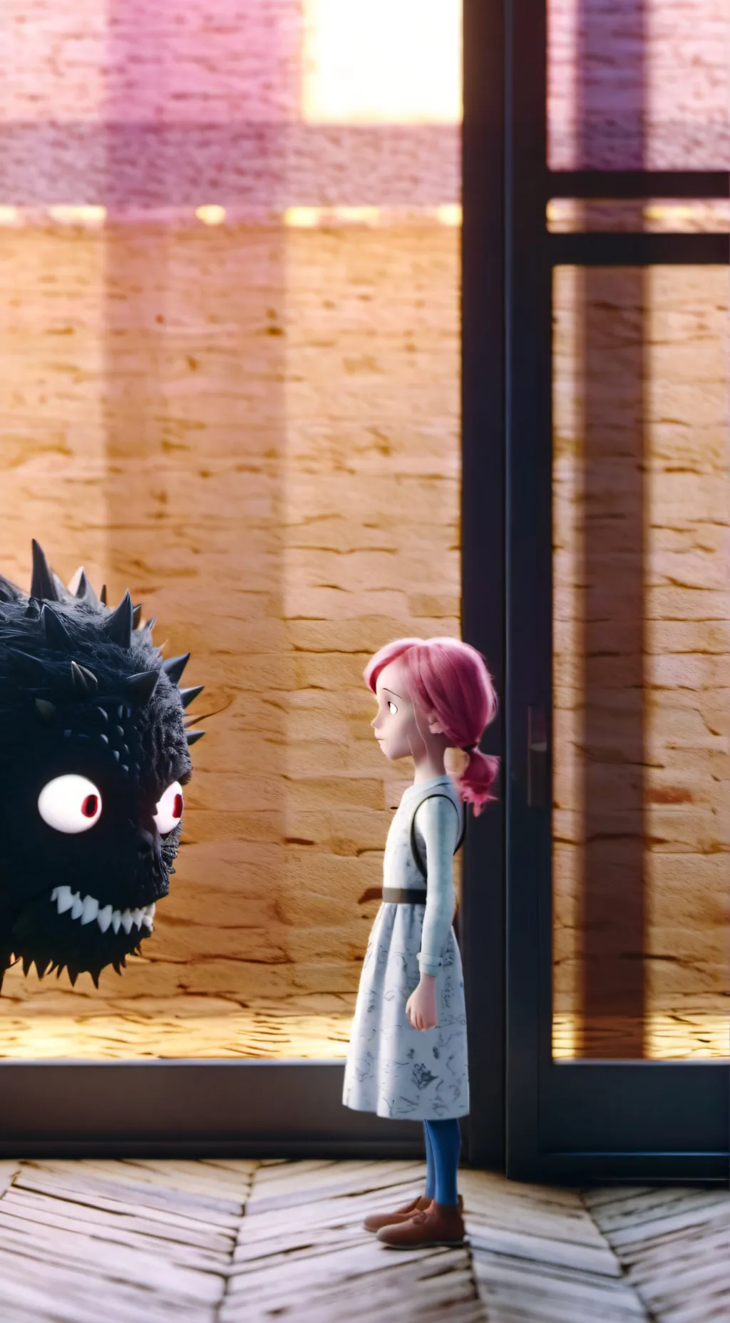 ai character: bloom background