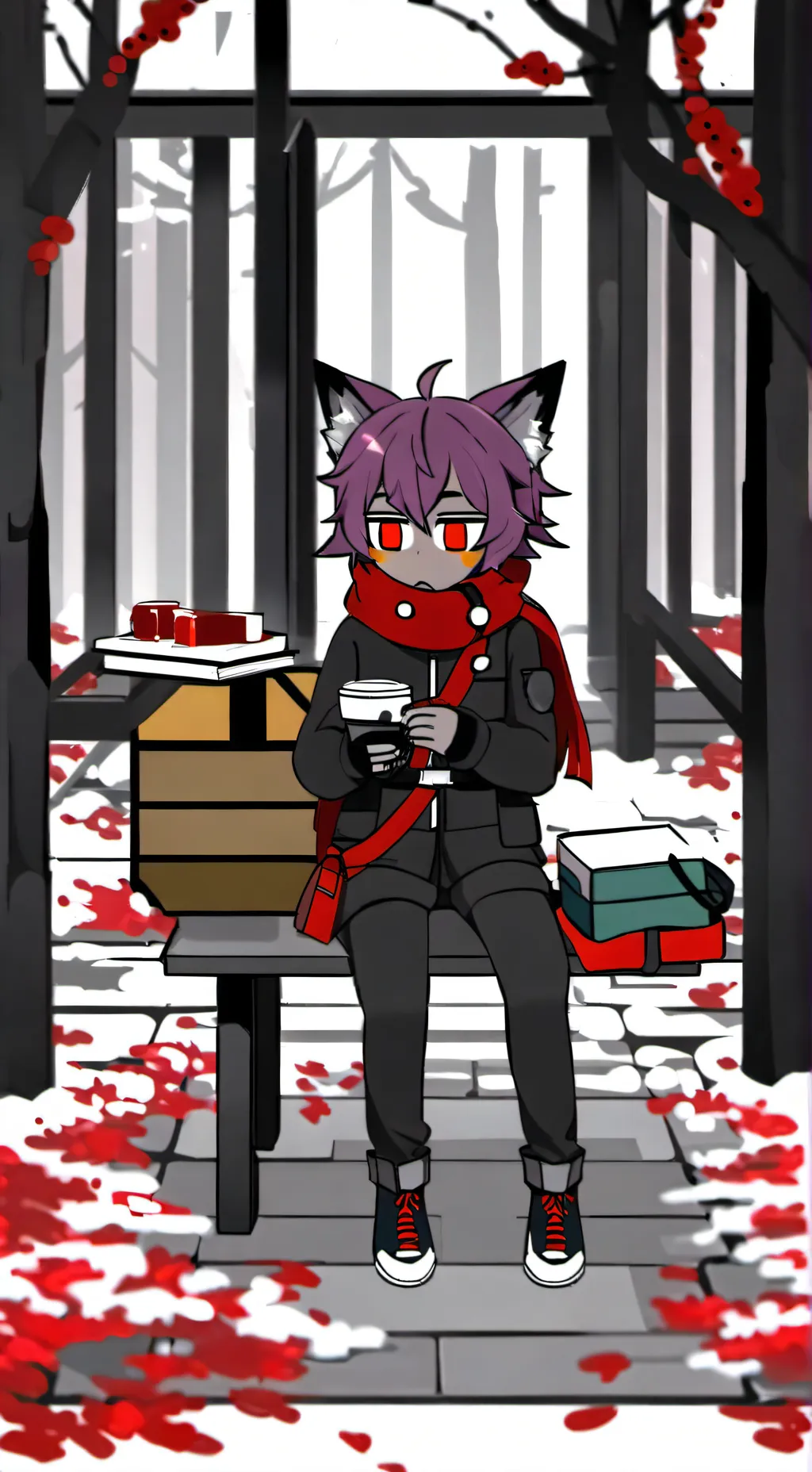 ai character: CARROTTT background
