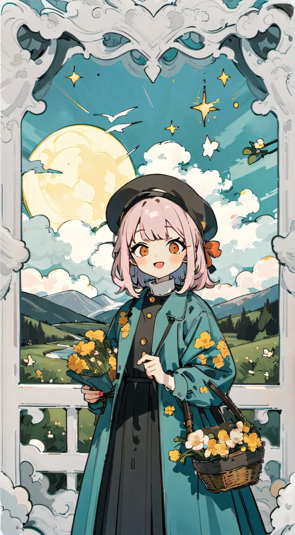 ai character: MHA fieldtrip background