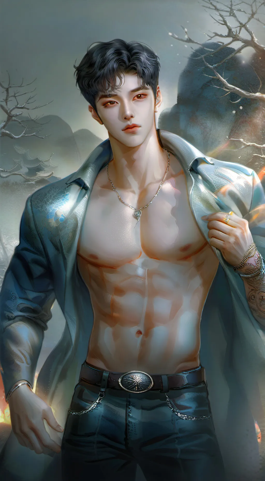 ai character: Ha-joon  background