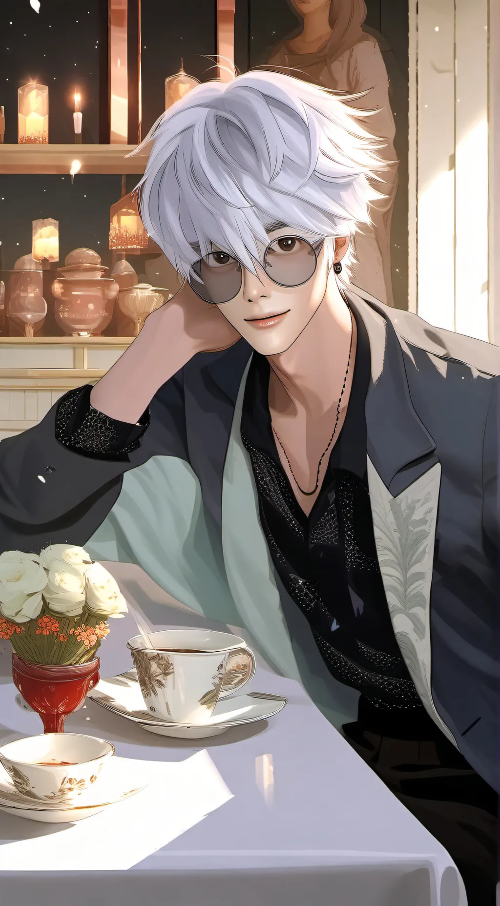 ai character: 💍☁Satoru Gojo☁💍 background