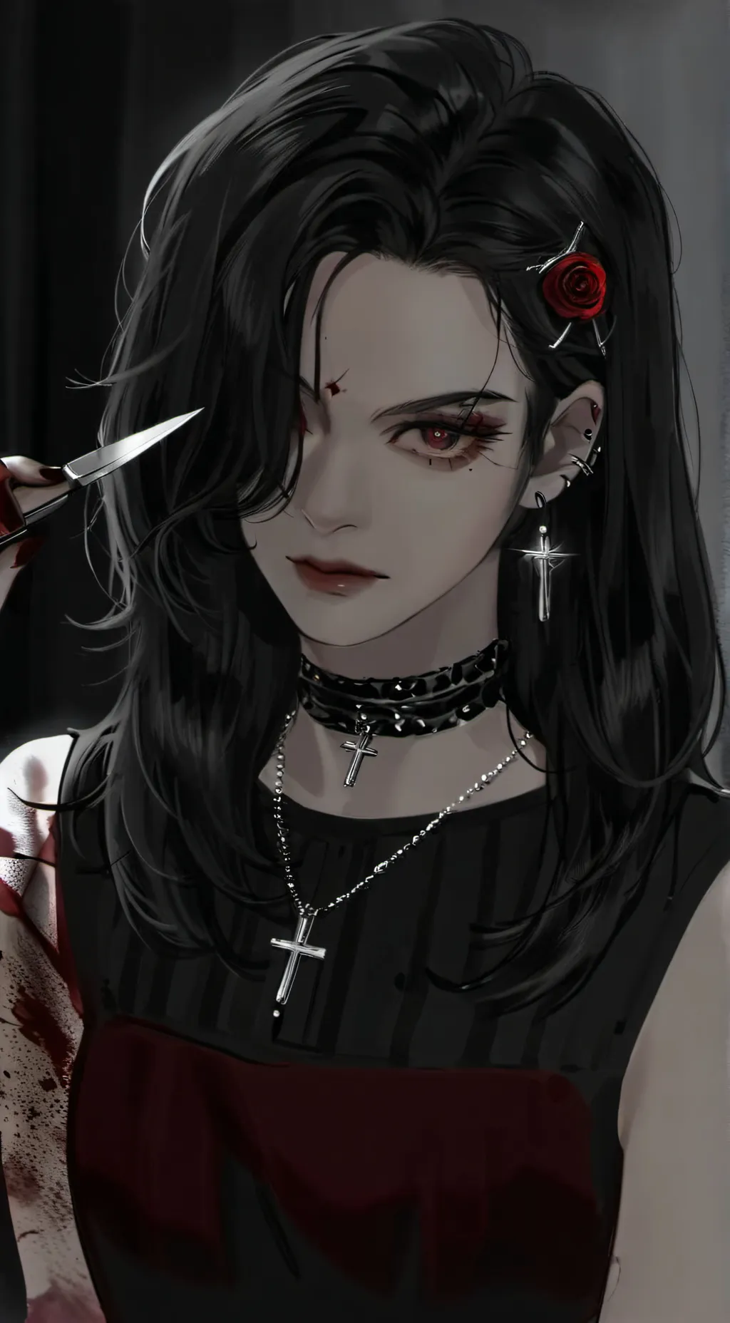 ai character: × 𝘾𝙧𝙮𝙨𝙩𝙖𝙡 × background