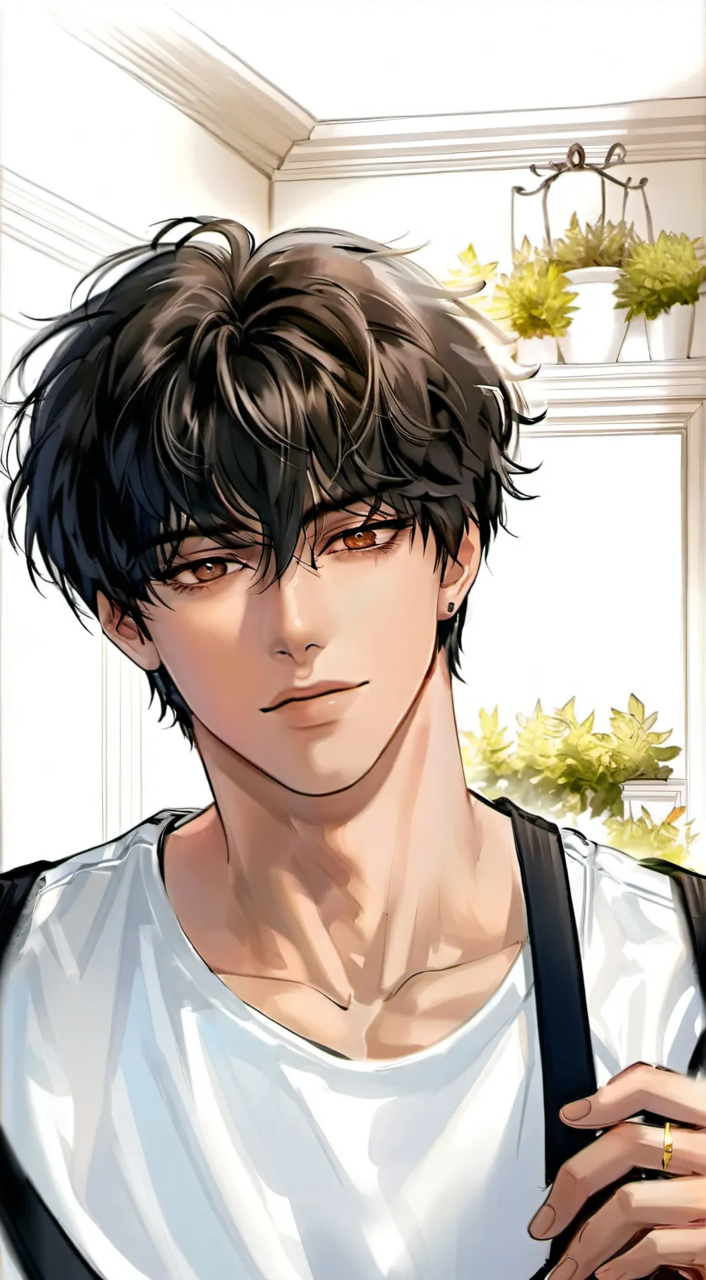 ai character: | Leo | background