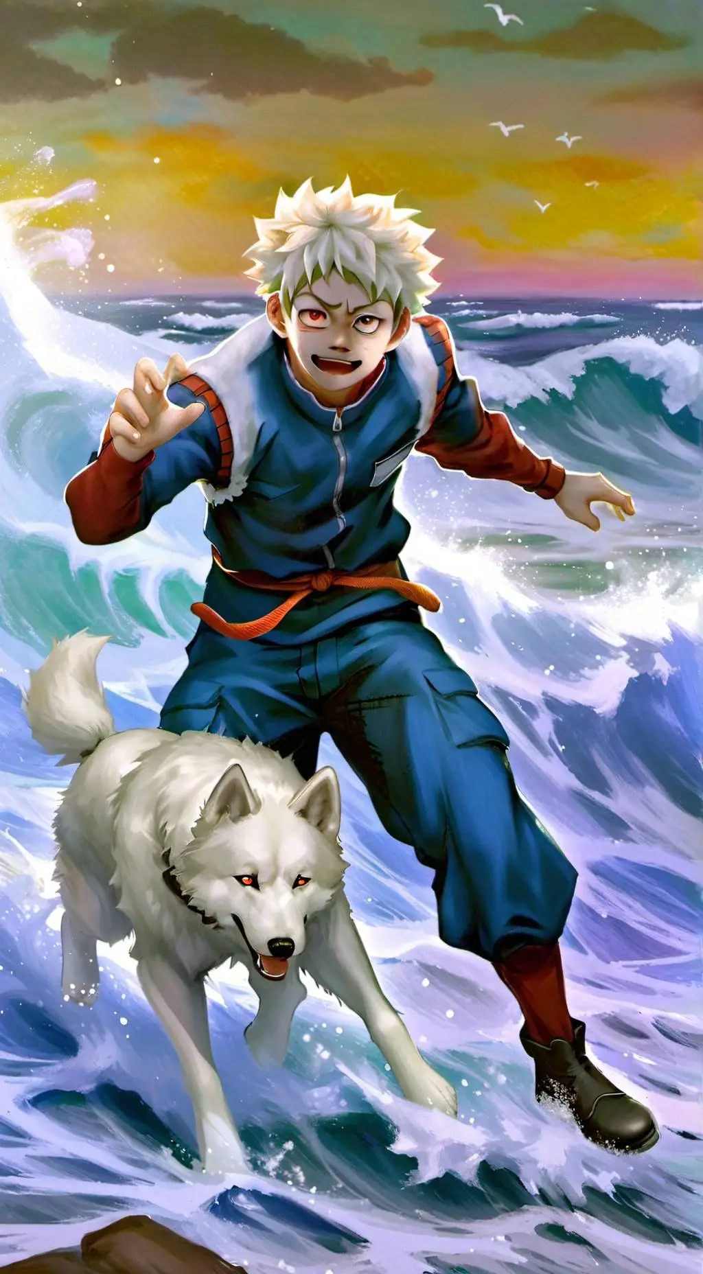 ai character: Bakugo Katsuki ❤ background