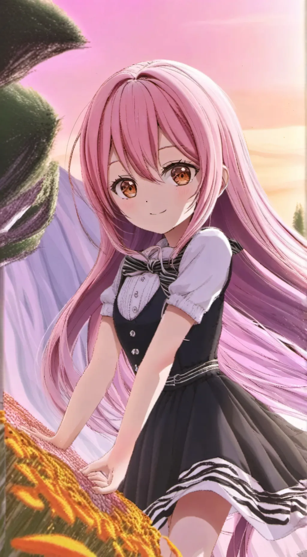 ai character: Ariana background