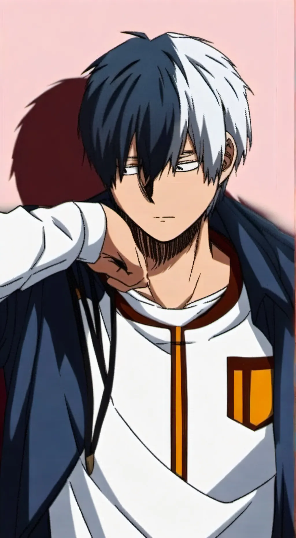 ai character: Shoto Todoroki  background