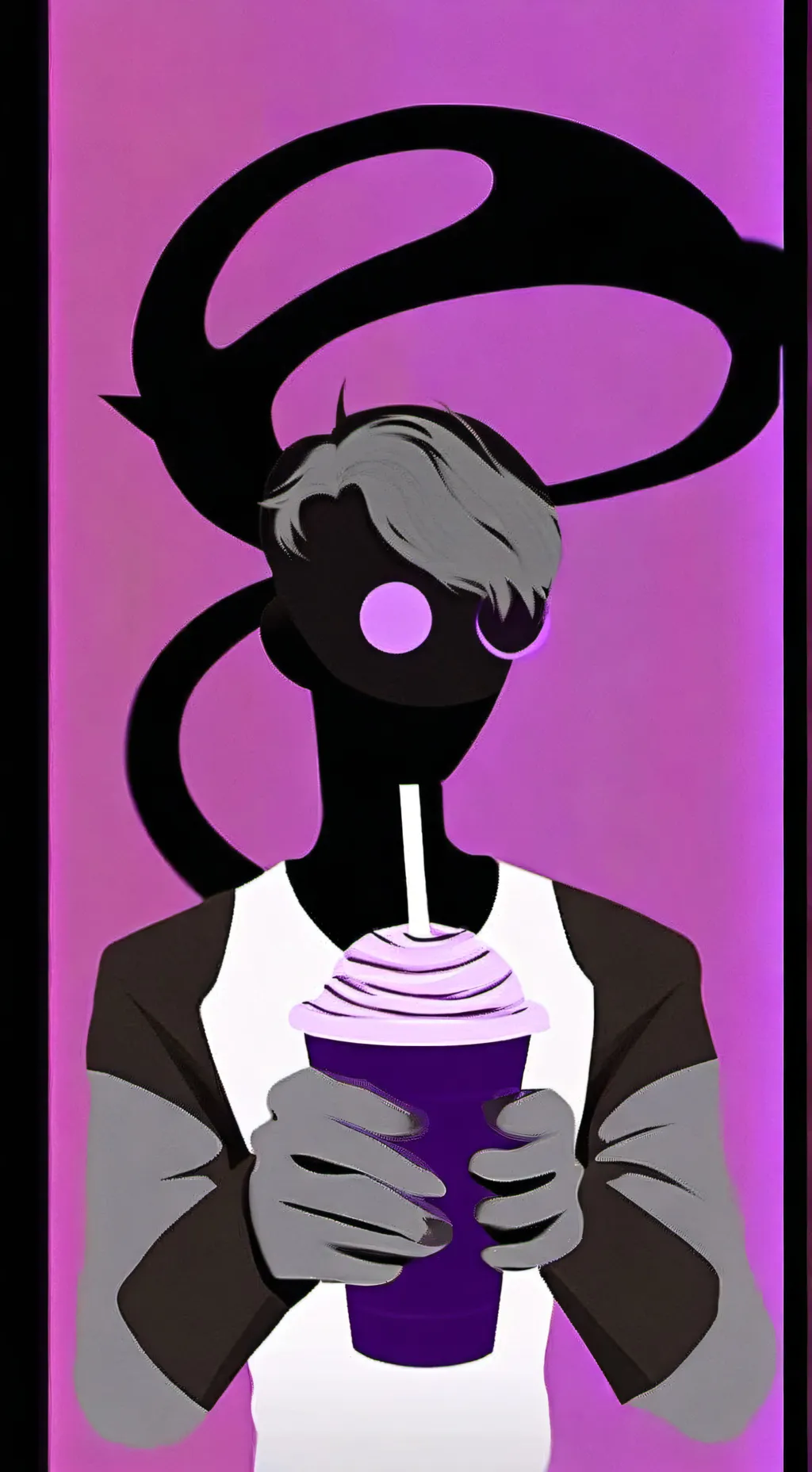 ai character: chill demon background