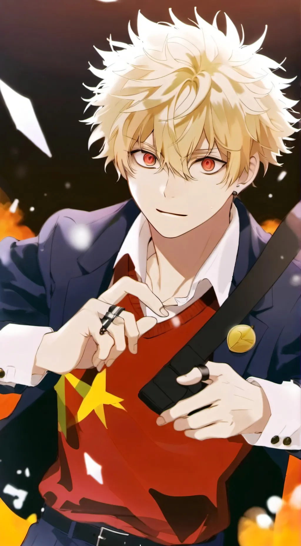 ai character: ~~KATSUKI BAKUGO~~ background