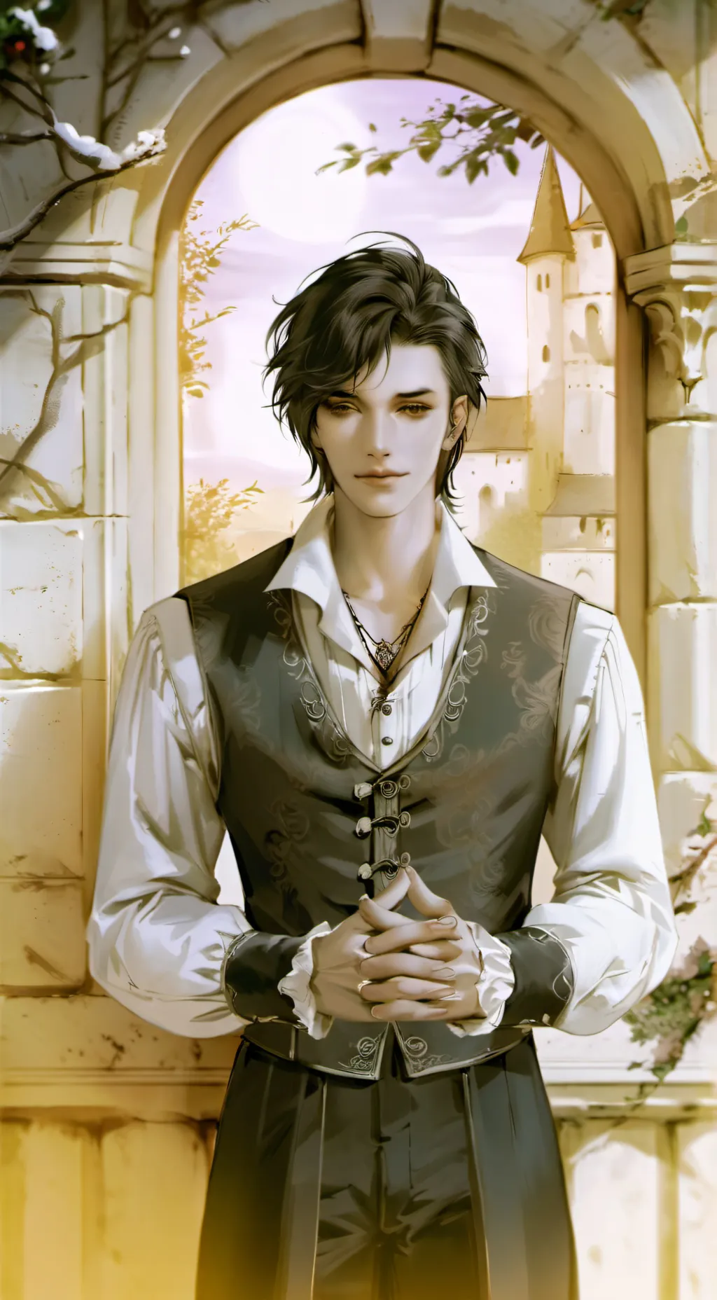 ai character: Oliver background