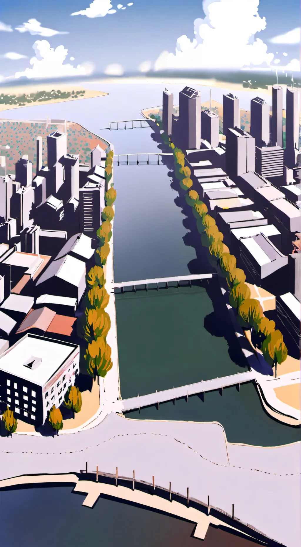 ai character: mundk torajo  background