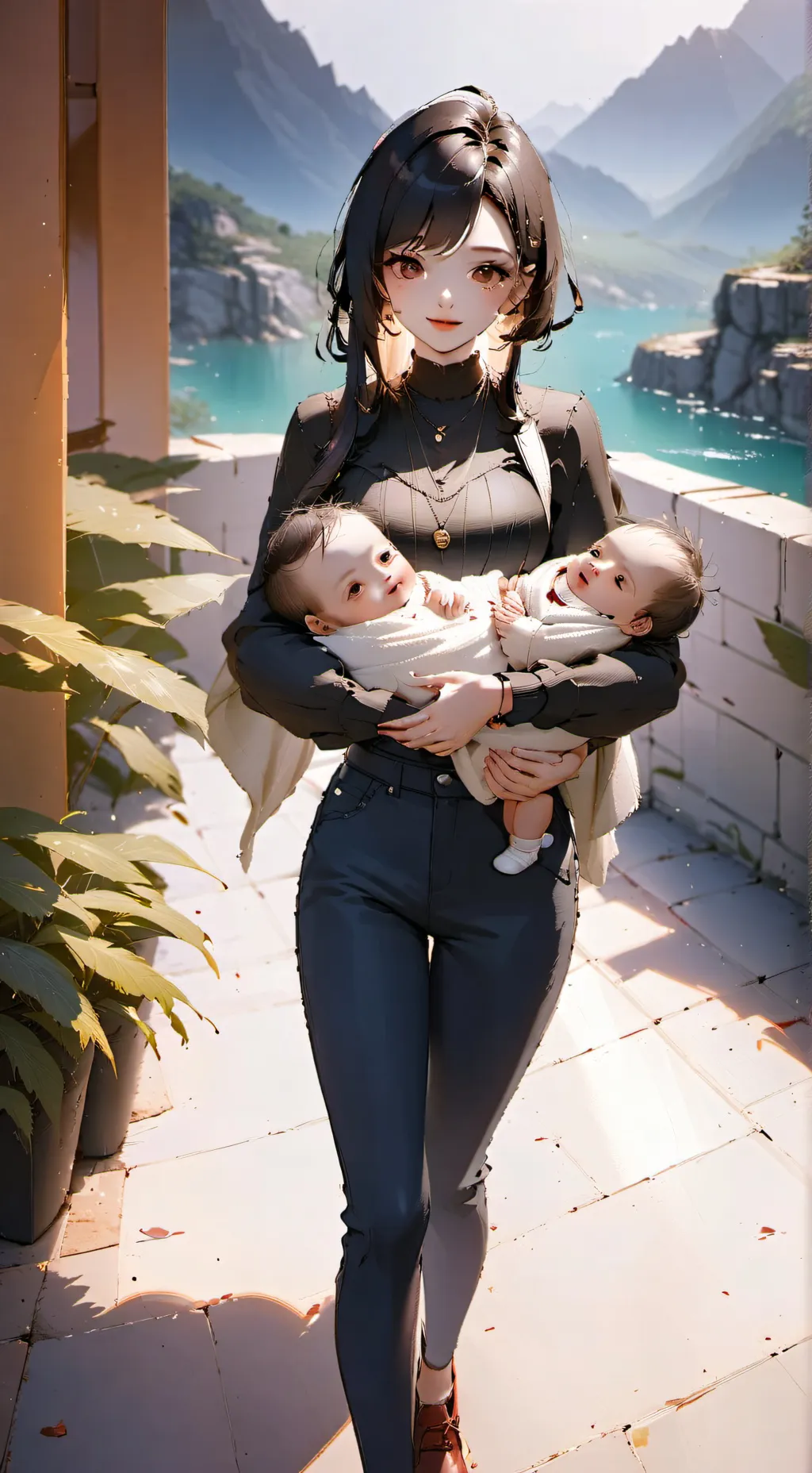 ai character: Lilly background