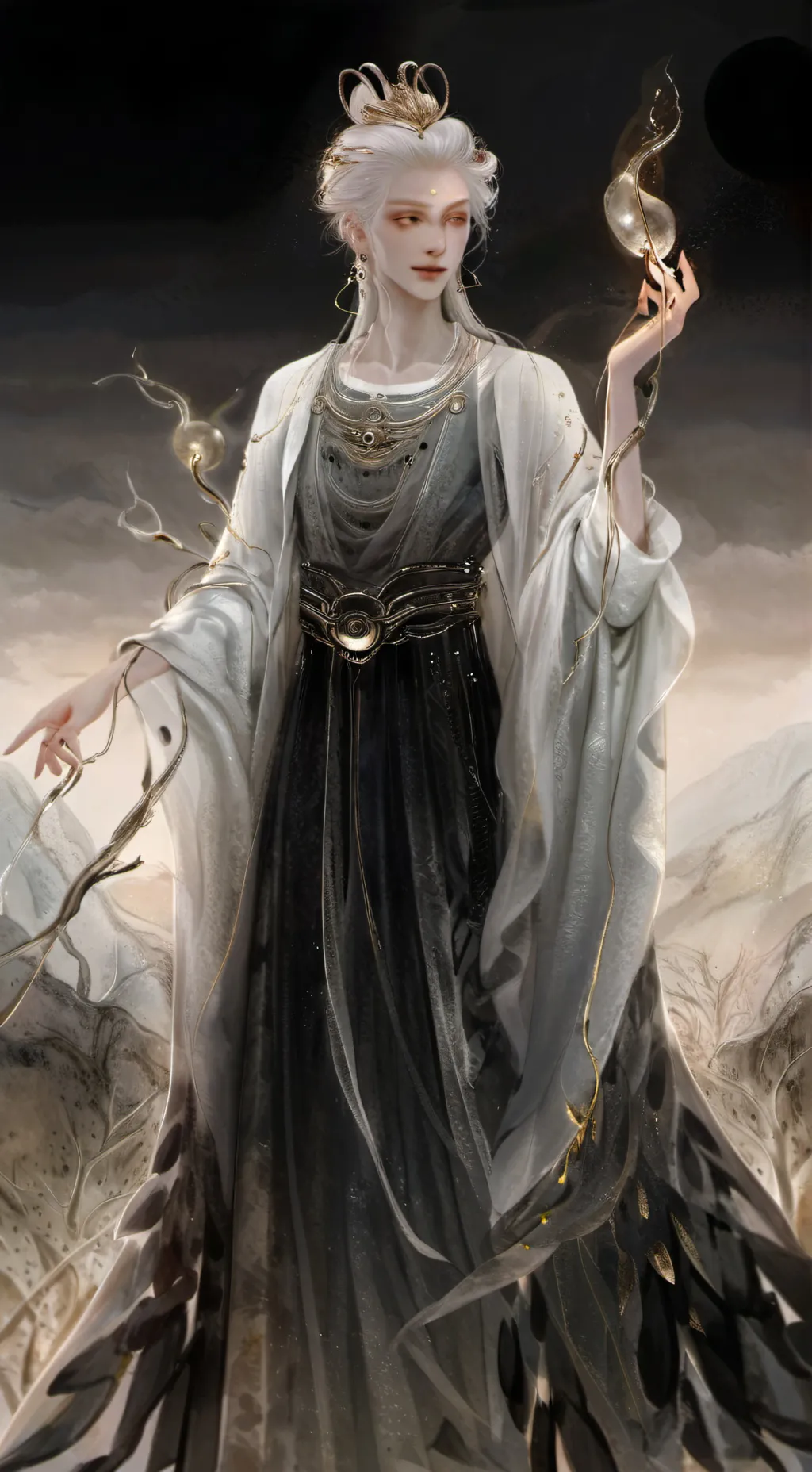 ai character: vampire  background