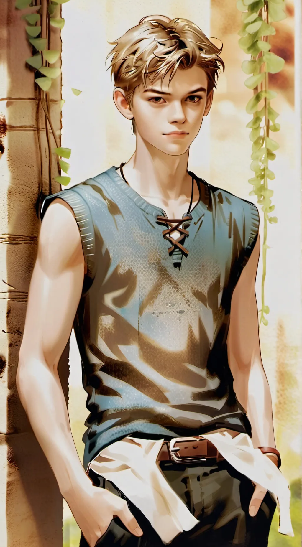 ai character: Newt  background