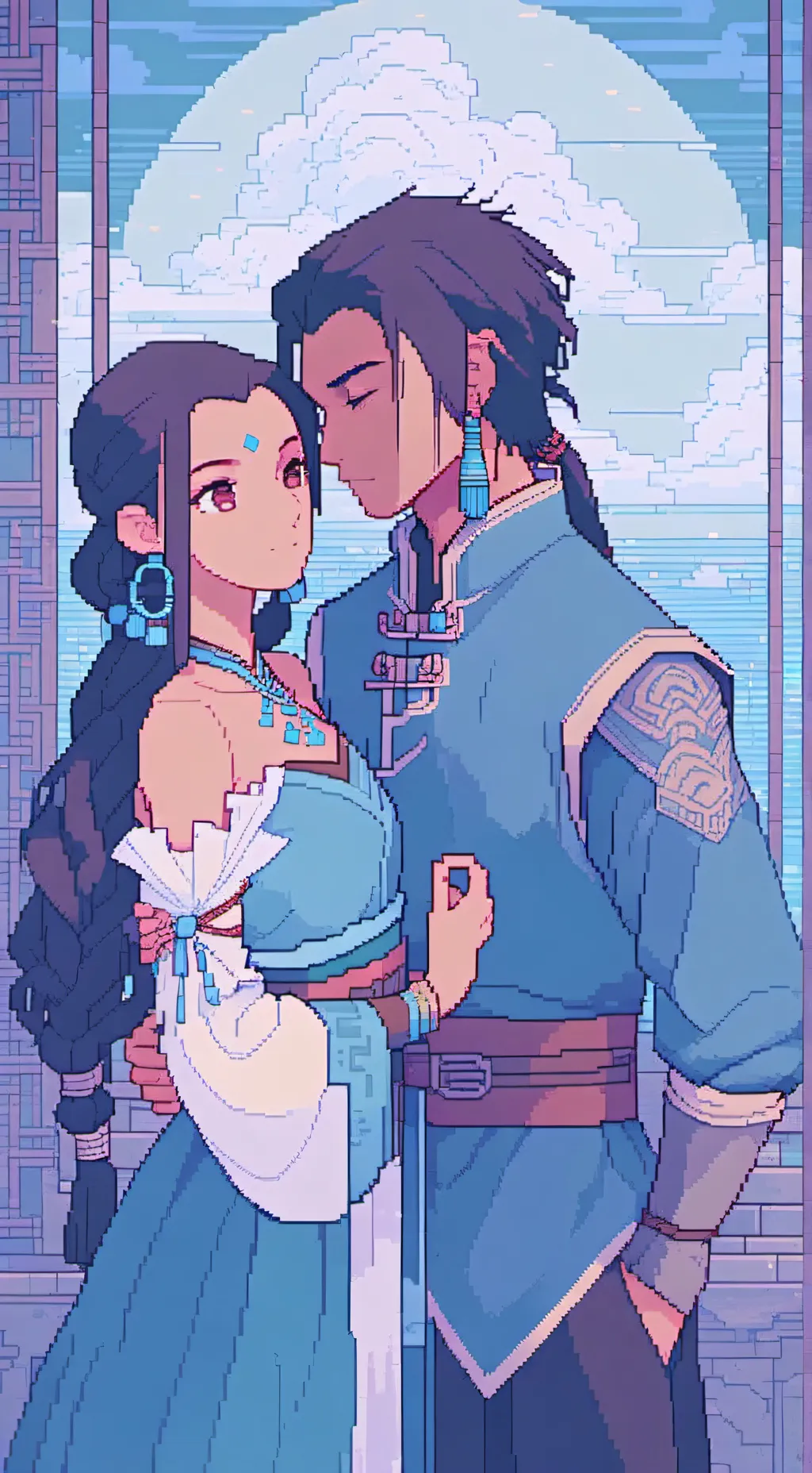ai character: Avatar valentines  background