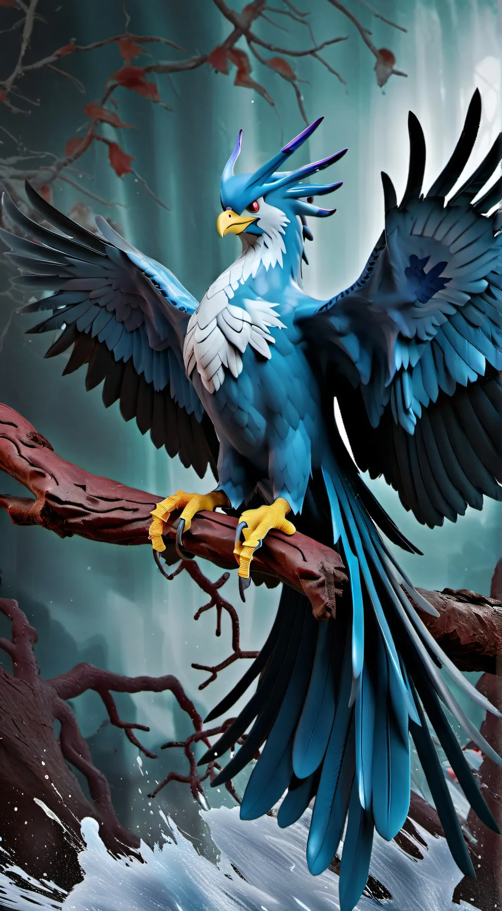 ai character: focus background